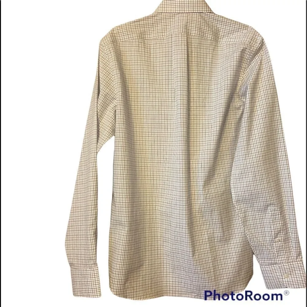 NWT J.Crew Re-Imagined Men’s Button Front Dress Shirt Size Medium‎
